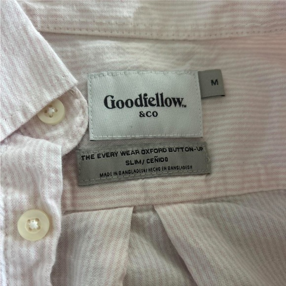 Pink and White Collared Shirt - Picture 4 of 4